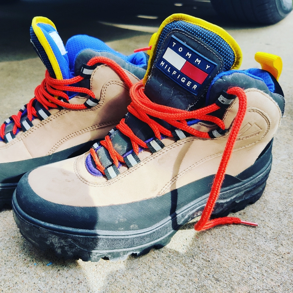 Vintage 90s Tommy Hilfiger Hiking boots